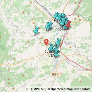 Mappa Localita' Rigolino Borgatello, 53034 Colle di Val D'Elsa SI, Italia (3.9185)