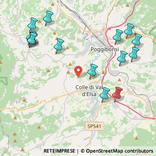 Mappa Localita' Rigolino Borgatello, 53034 Colle di Val D'Elsa SI, Italia (5.71733)
