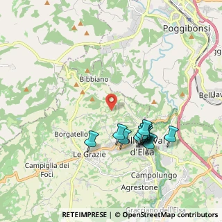 Mappa Localita' Rigolino Borgatello, 53034 Colle di Val D'Elsa SI, Italia (1.87333)