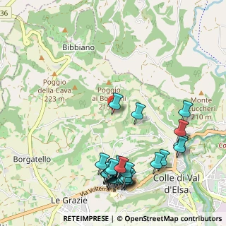 Mappa Localita' Rigolino Borgatello, 53034 Colle di Val D'Elsa SI, Italia (1.35714)