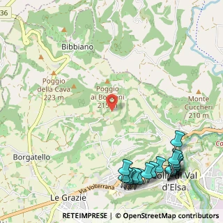 Mappa Localita' Rigolino Borgatello, 53034 Colle di Val D'Elsa SI, Italia (1.6555)
