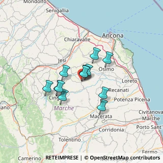 Mappa Via Giacomo Leopardi, 60024 Filottrano AN, Italia (9.7525)