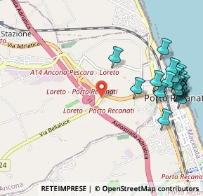 Mappa Via S. Antonio Selva, 60025 Loreto AN, Italia (1.312)