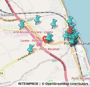 Mappa Via S. Antonio Selva, 60025 Loreto AN, Italia (1.0165)