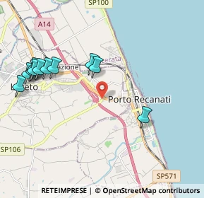 Mappa Via S. Antonio Selva, 60025 Loreto AN, Italia (2.38909)
