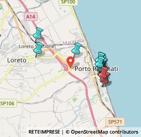 Mappa Via S. Antonio Selva, 60025 Loreto AN, Italia (1.71786)