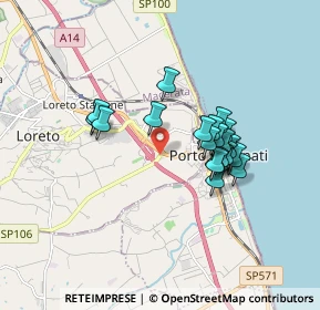 Mappa Via S. Antonio Selva, 60025 Loreto AN, Italia (1.4455)