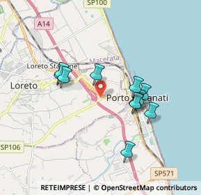 Mappa Via S. Antonio Selva, 60025 Loreto AN, Italia (1.62818)