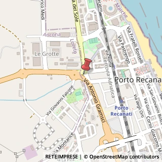 Mappa Viale Antonio Gramsci, 1, 62017 Porto Recanati, Macerata (Marche)