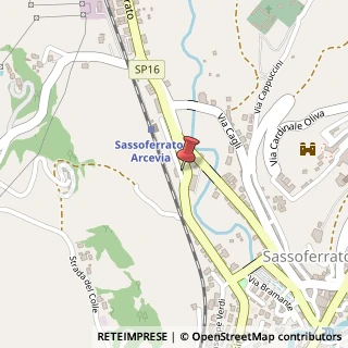 Mappa Via G. Leopardi, 34, 60041 Sassoferrato, Ancona (Marche)