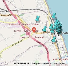 Mappa Loreto, 60025 Loreto Stazione , Italia (1.2355)