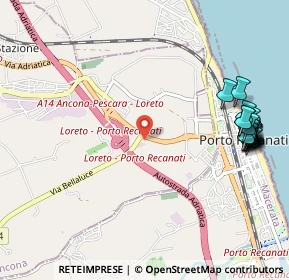 Mappa Loreto, 60025 Loreto Stazione , Italia (1.3695)