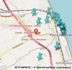 Mappa Loreto, 60025 Loreto Stazione , Italia (1.2725)