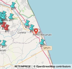 Mappa Loreto, 60025 Loreto Stazione , Italia (7.20833)