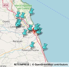 Mappa SS 16 km 326, 60025 Loreto AN, Italia (5.95)