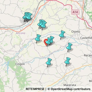 Mappa Via Grazie, 60024 Filottrano AN, Italia (7.79214)