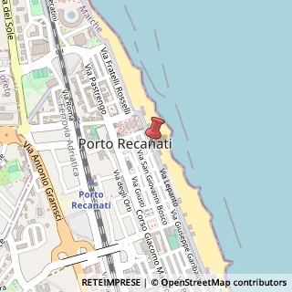 Mappa Via Garibaldi, 15, 62017 Porto Recanati, Macerata (Marche)
