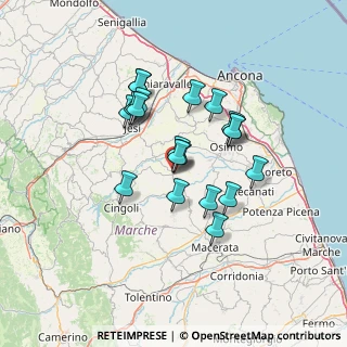 Mappa Via Guglielmo Marconi, 60024 Filottrano AN, Italia (11.376)
