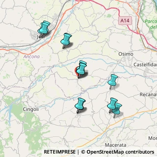 Mappa Via Oberdan, 60024 Filottrano AN, Italia (7.36235)