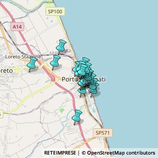 Mappa Via Ancona, 62017 Porto Recanati MC, Italia (0.8685)