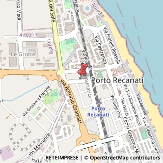 Mappa Via XXV Aprile, 8, 62017 Porto Recanati MC, Italia, 62017 Porto Recanati, Macerata (Marche)