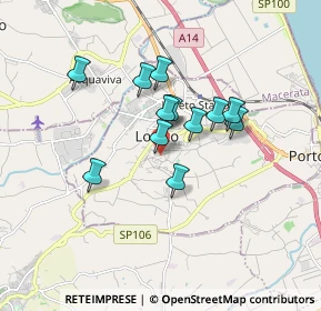 Mappa Via Emilia, 60025 Loreto AN, Italia (1.28385)