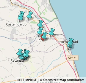Mappa Via Emilia, 60025 Loreto AN, Italia (4.20688)