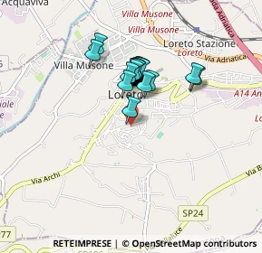 Mappa Via Marche, 60025 Loreto AN, Italia (0.6525)