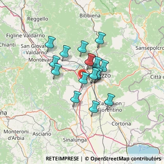 Mappa SP 21, 52041 Viciomaggio , Italia (10.07)