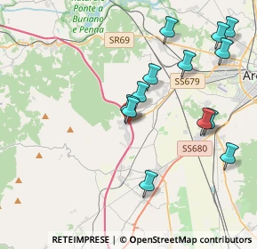 Mappa SP 21, 52041 Viciomaggio , Italia (4.30385)