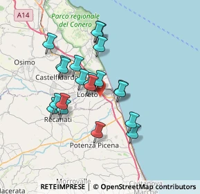 Mappa 60022 Loreto AN, Italia (6.201)