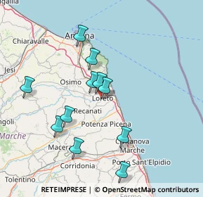 Mappa Via Impaccio, 60025 Loreto AN, Italia (14.49364)