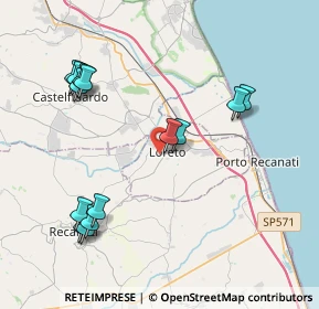 Mappa Via Impaccio, 60025 Loreto AN, Italia (4.51714)