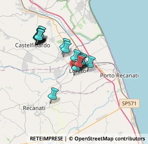 Mappa Via Impaccio, 60025 Loreto AN, Italia (2.9285)