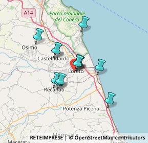 Mappa Via Impaccio, 60025 Loreto AN, Italia (5.22417)