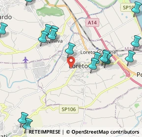 Mappa Via Impaccio, 60025 Loreto AN, Italia (2.956)