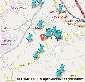 Mappa Via Impaccio, 60025 Loreto AN, Italia (1.02)