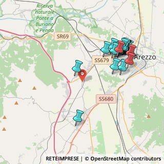 Mappa Podere Porelle Nc.119 Al Km. 1, 52100 Arezzo AR, Italia (4.557)