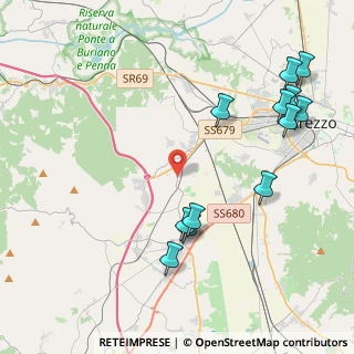 Mappa Podere Porelle Nc.119 Al Km. 1, 52100 Arezzo AR, Italia (5.05333)