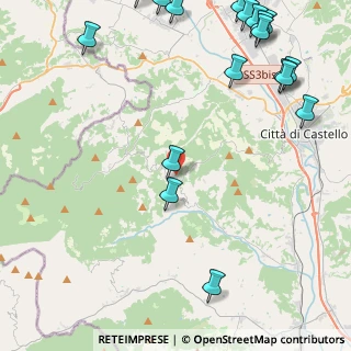 Mappa Via San Pietro, 06010 Monte Santa Maria Tiberina PG, Italia (6.8825)