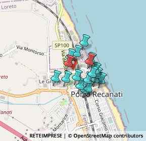 Mappa Via 29 marzo, 62017 Porto Recanati MC, Italia (0.288)