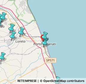 Mappa Via 29 marzo, 62017 Porto Recanati MC, Italia (6.64417)