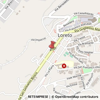 Mappa Via Fratelli Brancondi, 78, 60025 Loreto, Ancona (Marche)