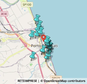 Mappa Via Monte Conero, 62017 Porto Recanati MC, Italia (1.11526)