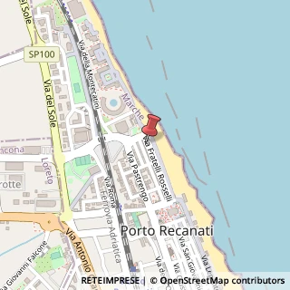 Mappa Via Rosselli, 93, 62017 Porto Recanati, Macerata (Marche)