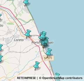 Mappa Via Monte Conero, 62017 Porto Recanati MC, Italia (5.4235)