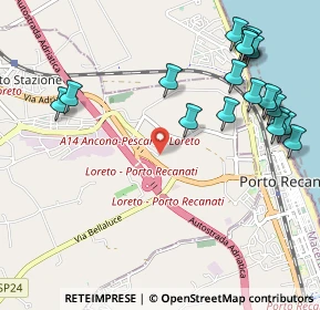 Mappa Via Urbani, 60025 Loreto AN, Italia (1.3145)