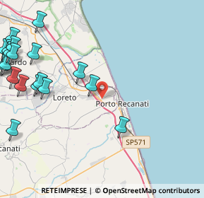 Mappa Via Urbani, 60025 Loreto AN, Italia (6.502)