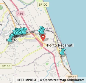 Mappa Via Urbani, 60025 Loreto AN, Italia (2.19636)