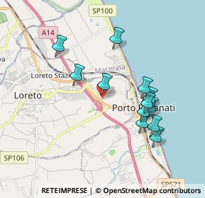 Mappa Via Urbani, 60025 Loreto AN, Italia (1.80583)